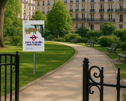 Parcs et jardins sans tabac pour favoriser le bien-être de tous !